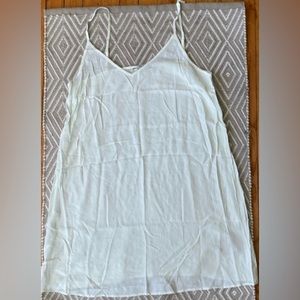 New women’s light green straps A line mini dress, size M